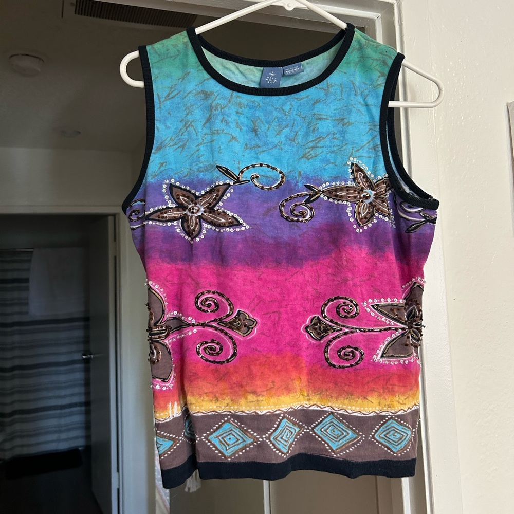 Half moon bay tank top